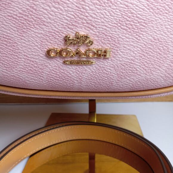 Coach Pink Powder Emily Shoulder Bag Crossbody With Charms - NEW In Hand CDW86 - Picture 3 of 8